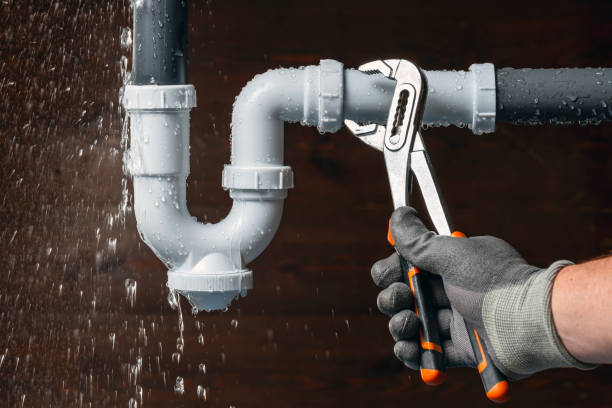 Professional Emergency Plumber technician working in La Fayette, NY